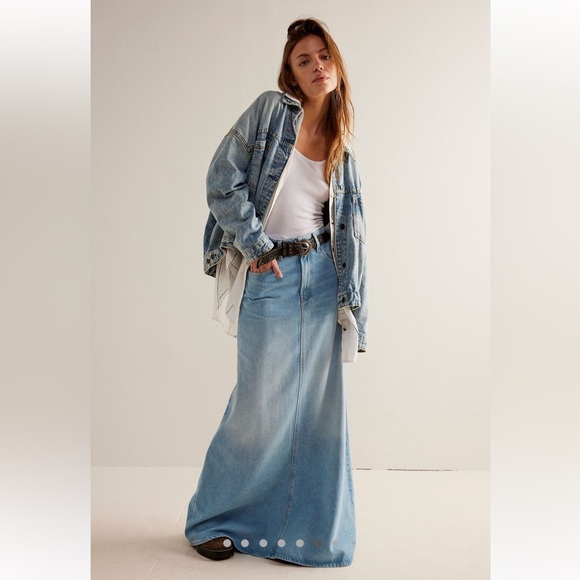 Free People Blue Jean Jacket - Picture 5 of 16